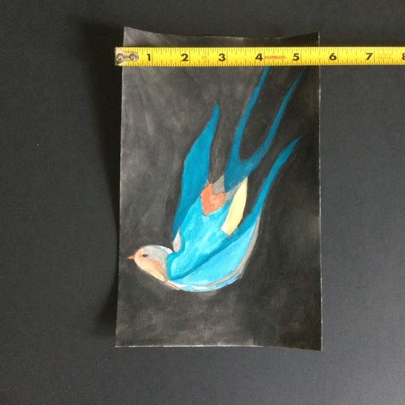 Original Watercolor Bird Painting - Picture 4 of 4